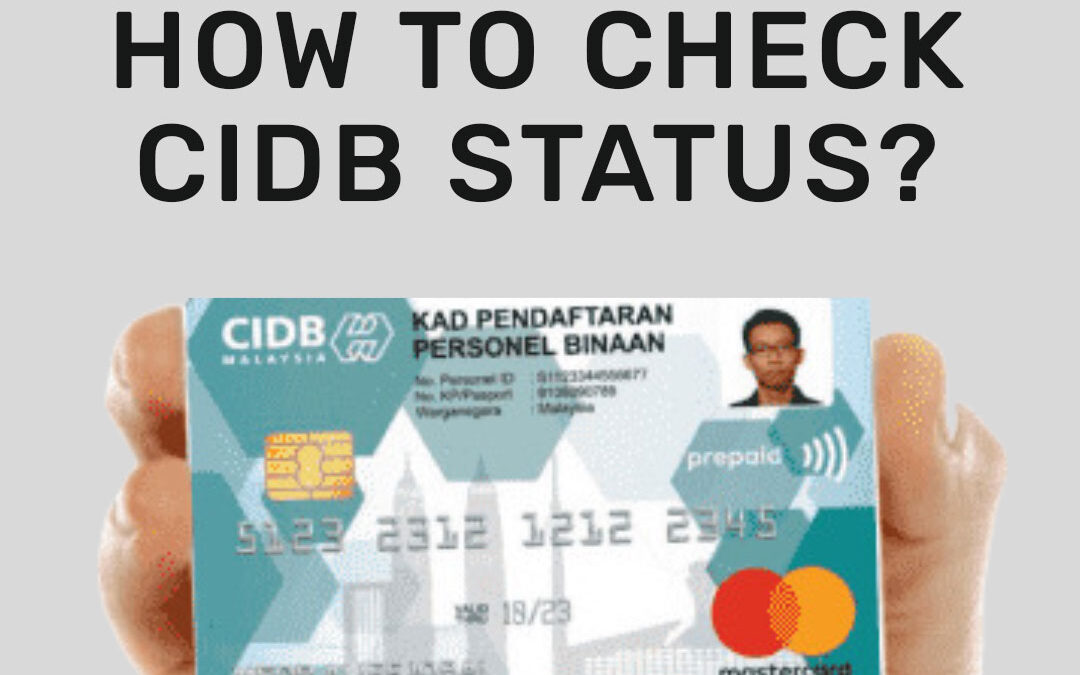 How to Perform a CIDB Check Status: A Comprehensive Guide