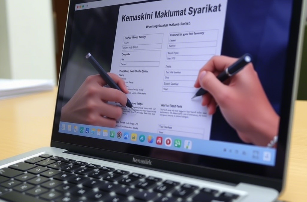 cara kemaskini maklumat syarikat